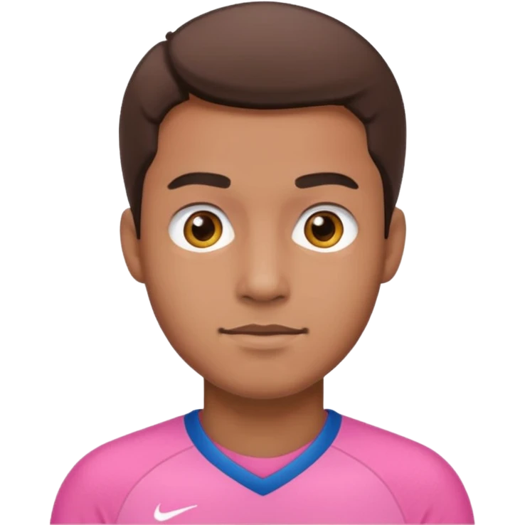 man with pink jersey emoji