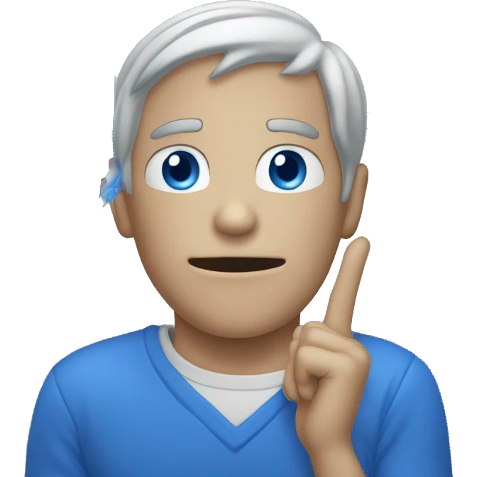 blue screen of death on an PC emoji