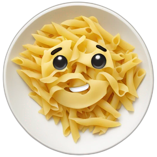Pasta mit lachen  emoji