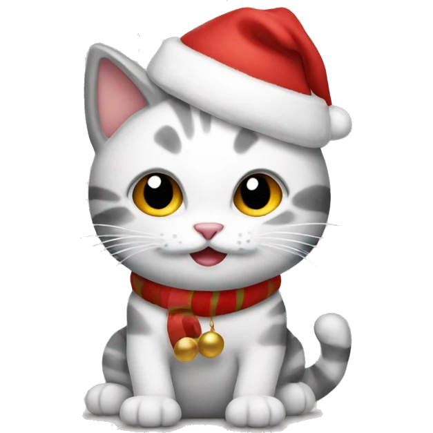 Christmas cat  emoji