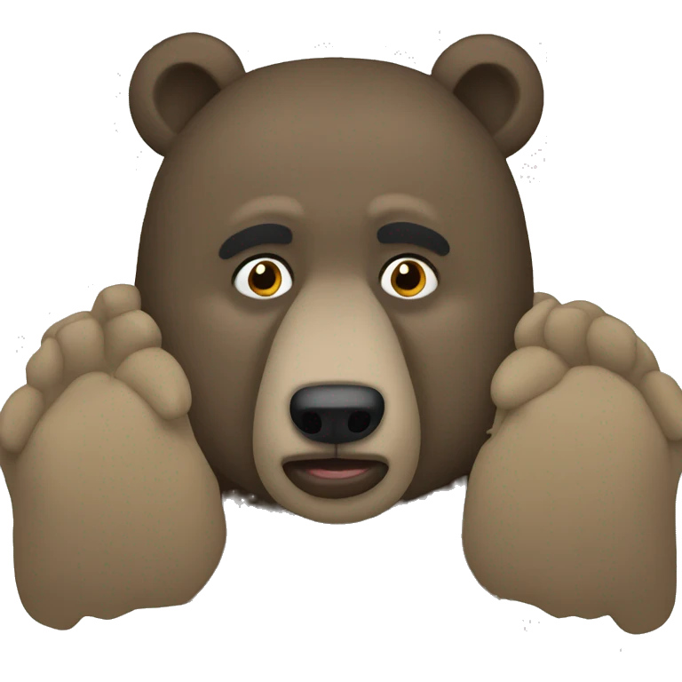 Kanye bear emoji