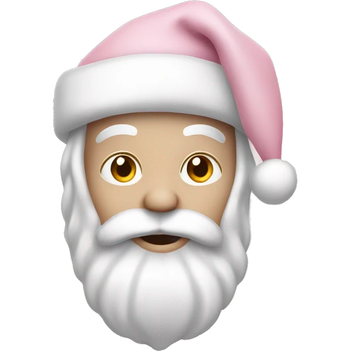 pale pink santa emoji