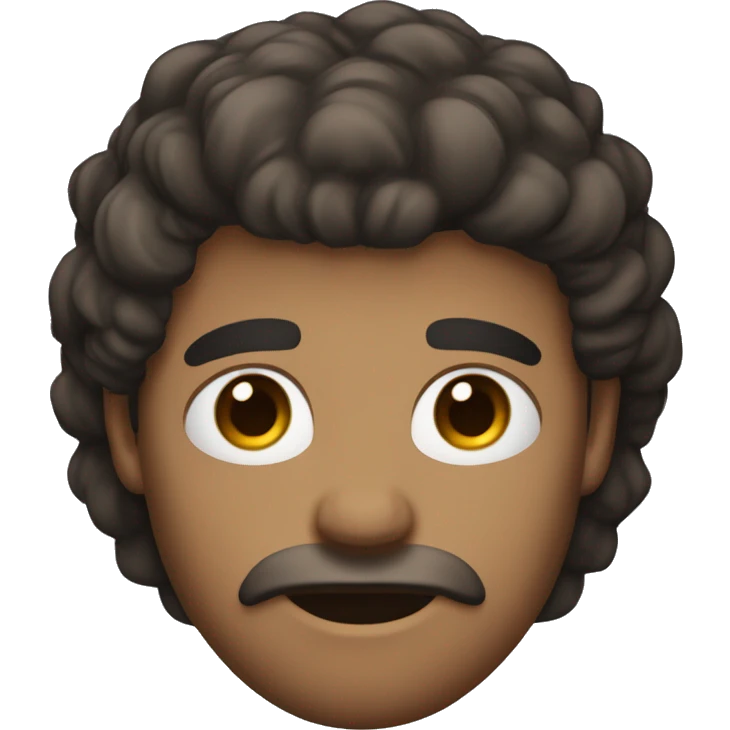 hombre adulto, ojos azules, pelo castaño oscuro, sin barba emoji