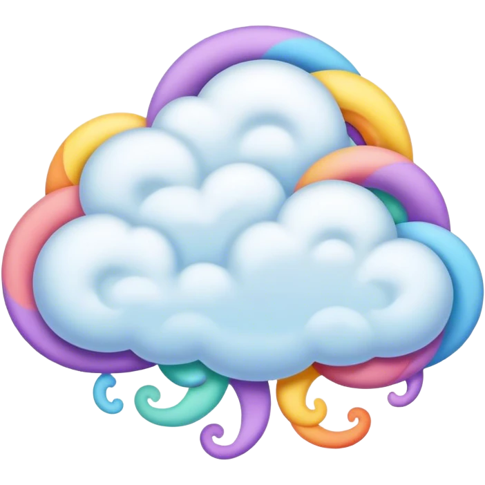 cloud of thoughts
 emoji