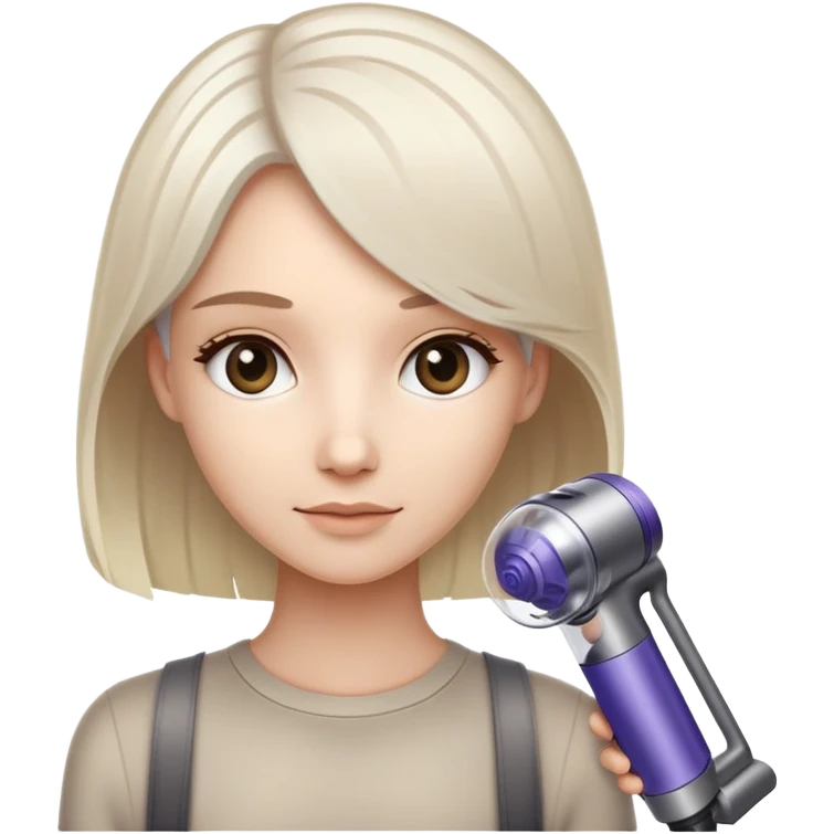 Pale beige hair dyson  emoji