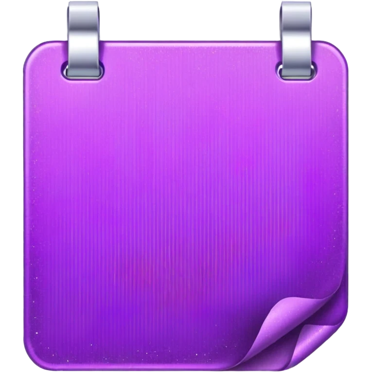 Glitter Purple and Cian spreadsheet paper list emoji