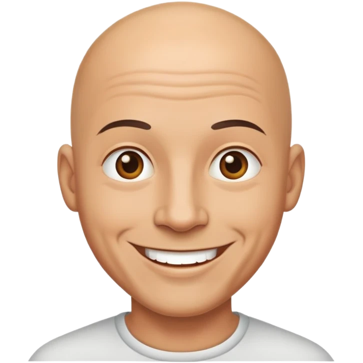 bald man emoji