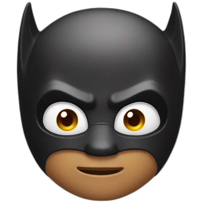 Bat man emoji