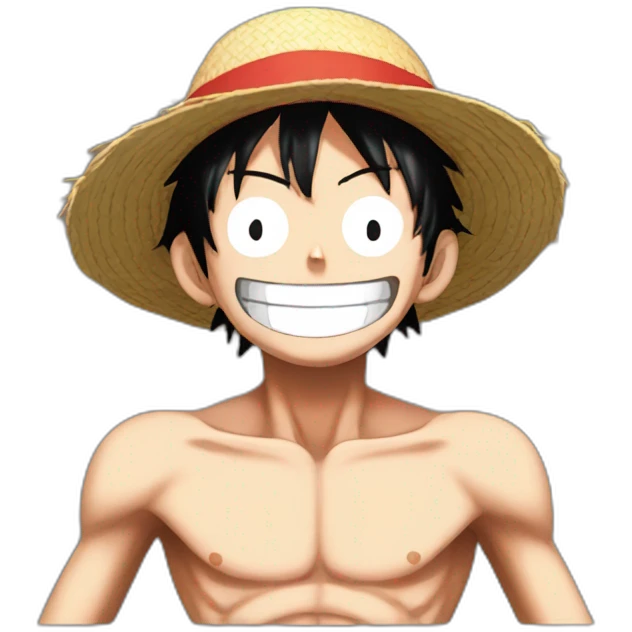 Monkey D. Luffy torse emoji