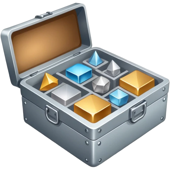 A box of rare earth metals emoji