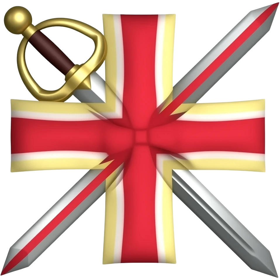 la cruz espada roja de Santiago de Compostela emoji