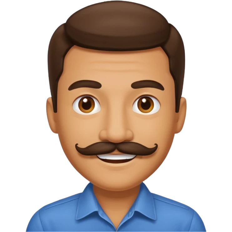 human mustache  emoji