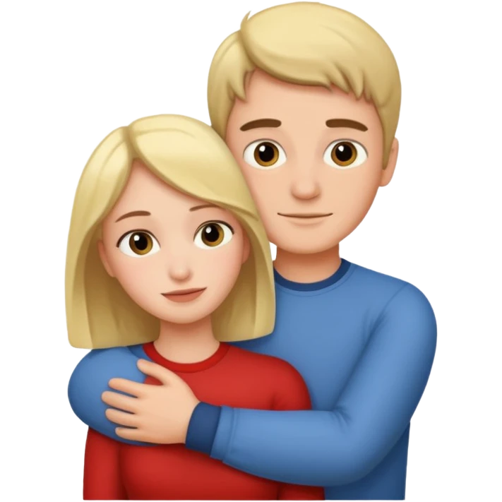 Jack hugging Helen  emoji