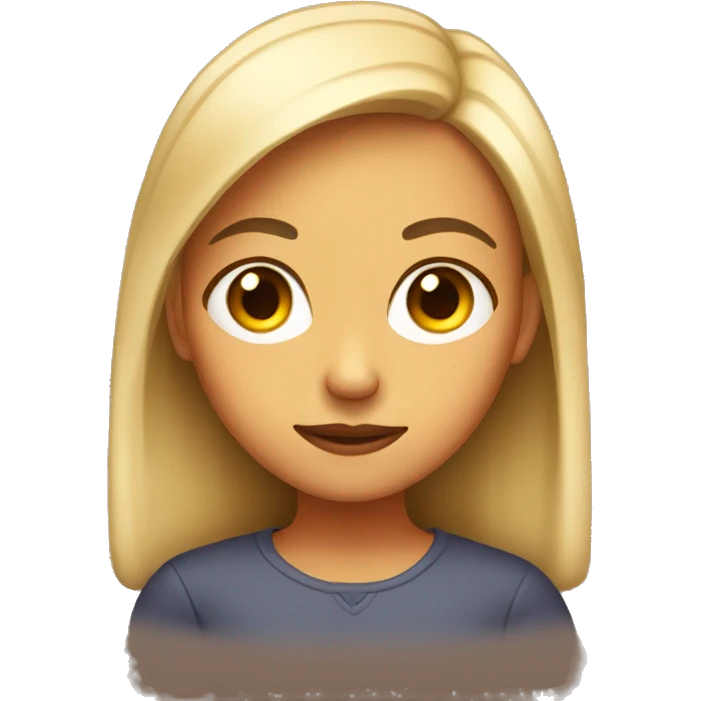 a girl side eye emoji