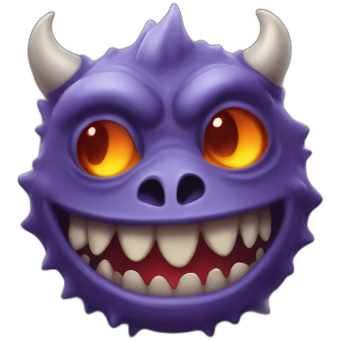 monstre de lave emoji
