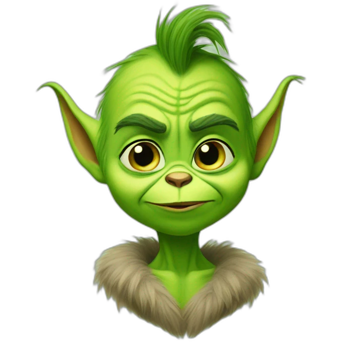 Baby grinch emoji
