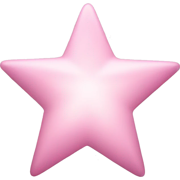 Light pink star emoji