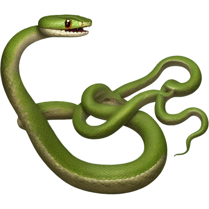 Snake with arms emoji