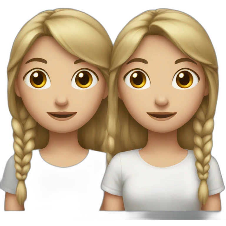 2 filles emoji