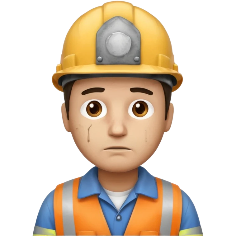 engineer looking really sad emoji