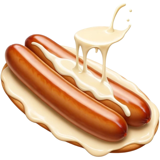 sausage covered in milk emoji