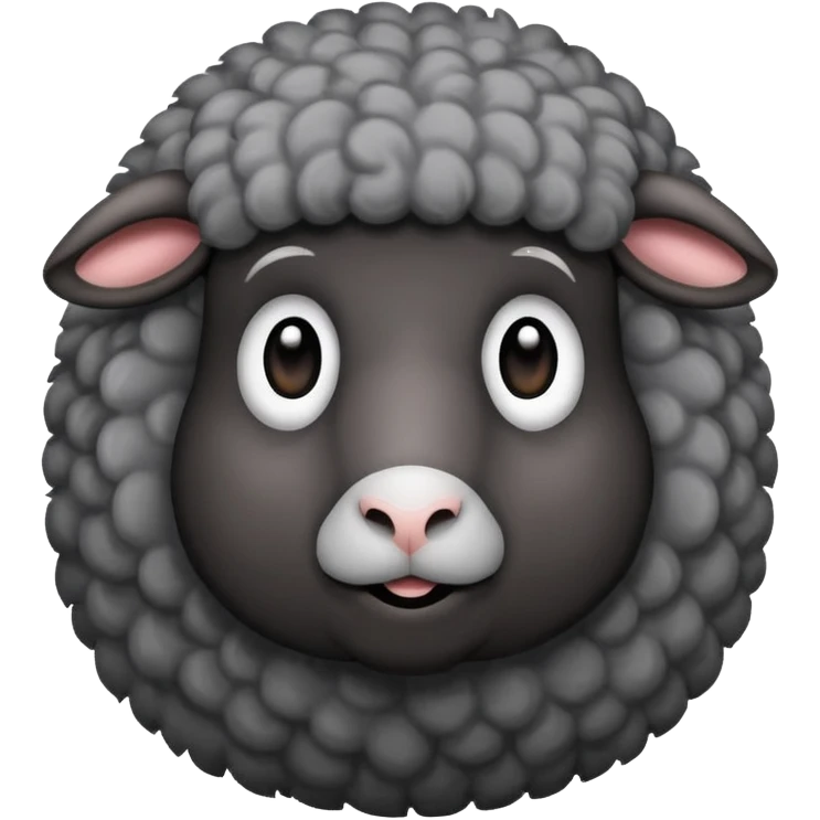 Black sheep emoji