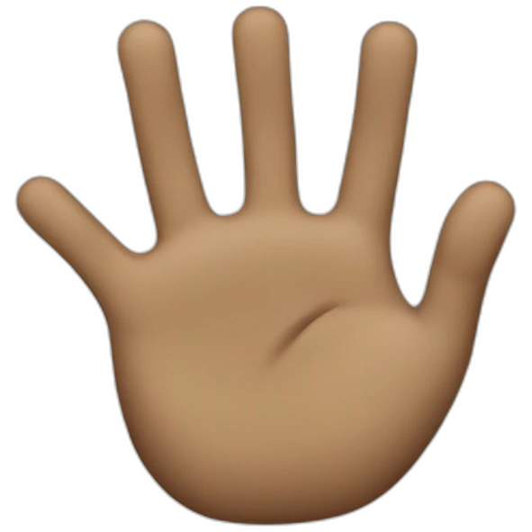 cool hand  emoji
