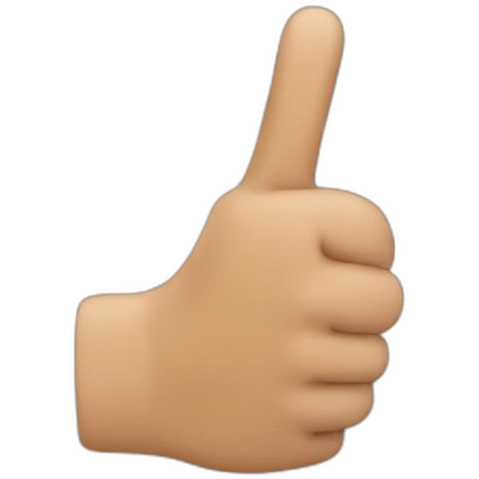 point finger to this emoji