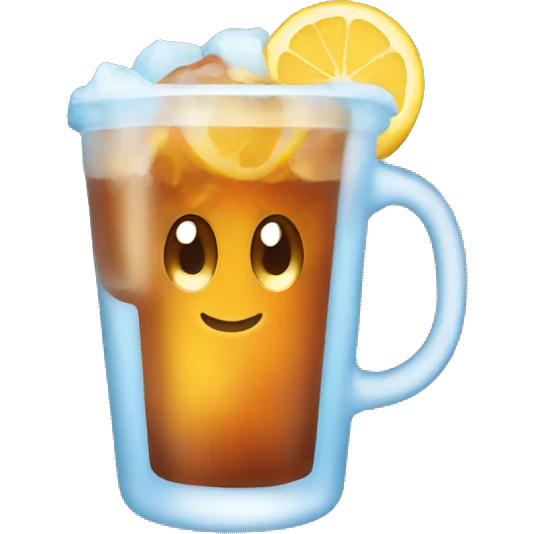 Cold ice tea emoji