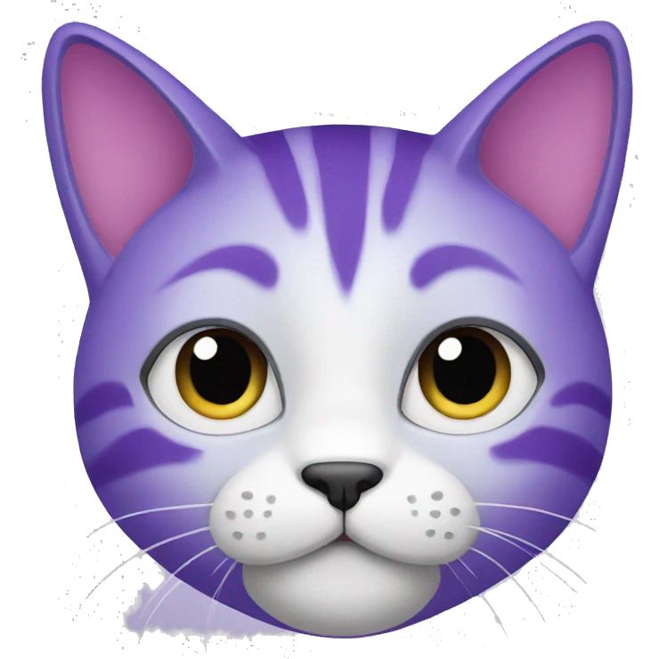 purple cat emoji