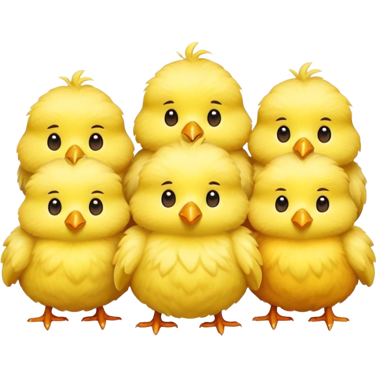 Chicks with sweaters  emoji