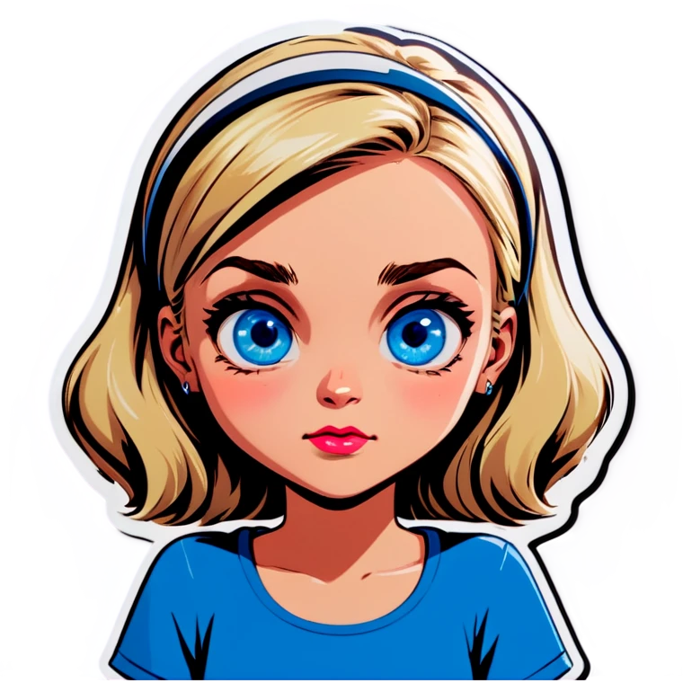 Blonde girl blue eyes shrugging shoulders  emoji