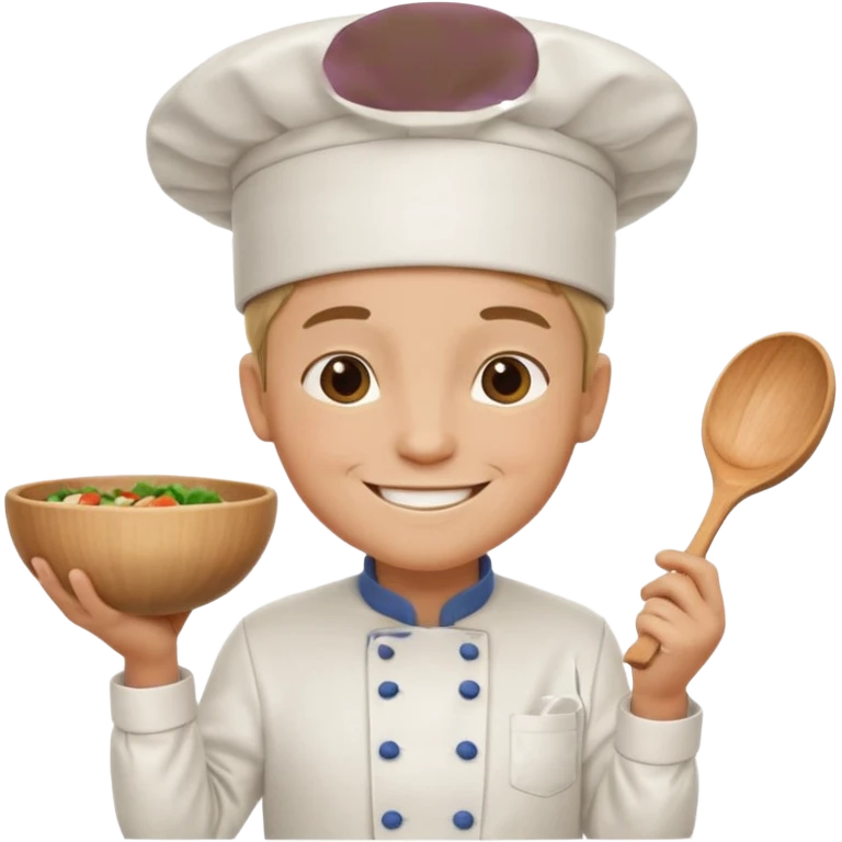  Chef Holding Bowl emoji