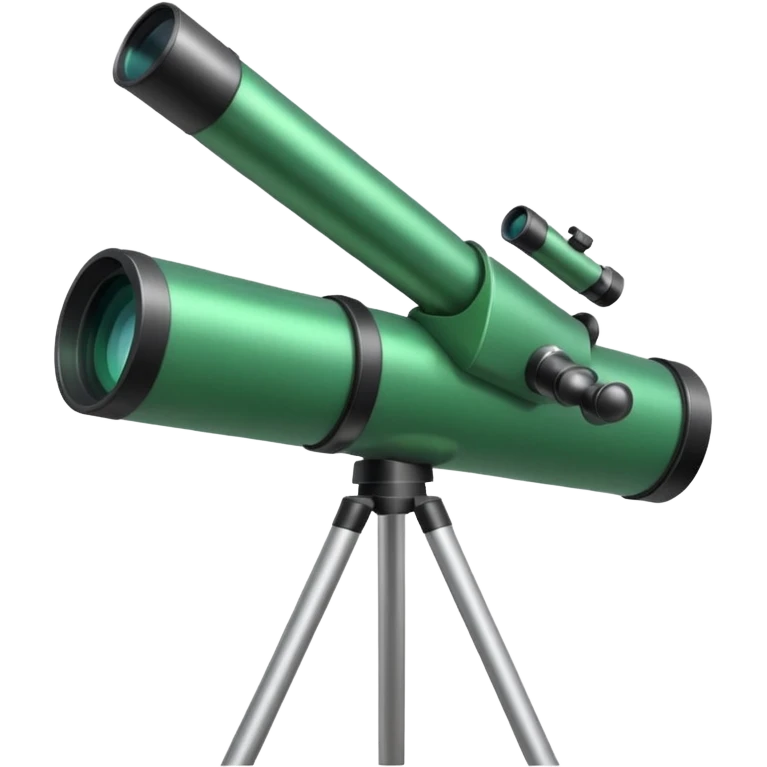 telescope green emoji