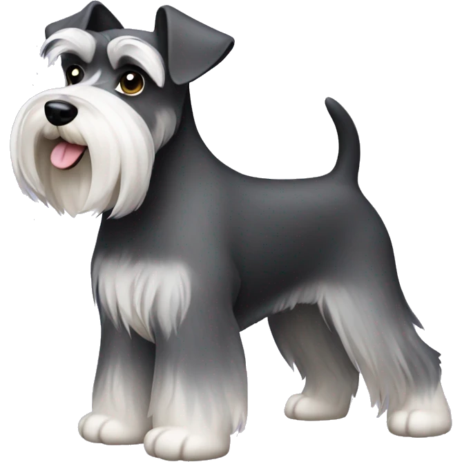 miniature schnauzer emoji