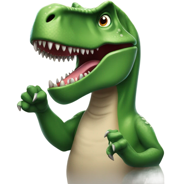 clapping trex  emoji