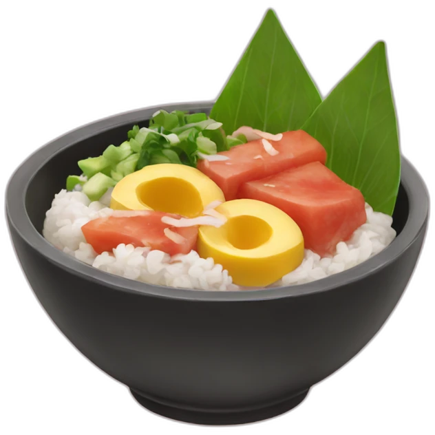 poke bowl emoji