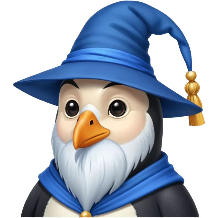 Penguin Wizard emoji