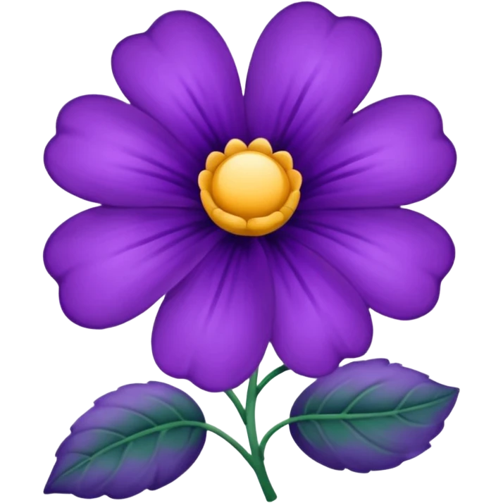 Violet flower emoji