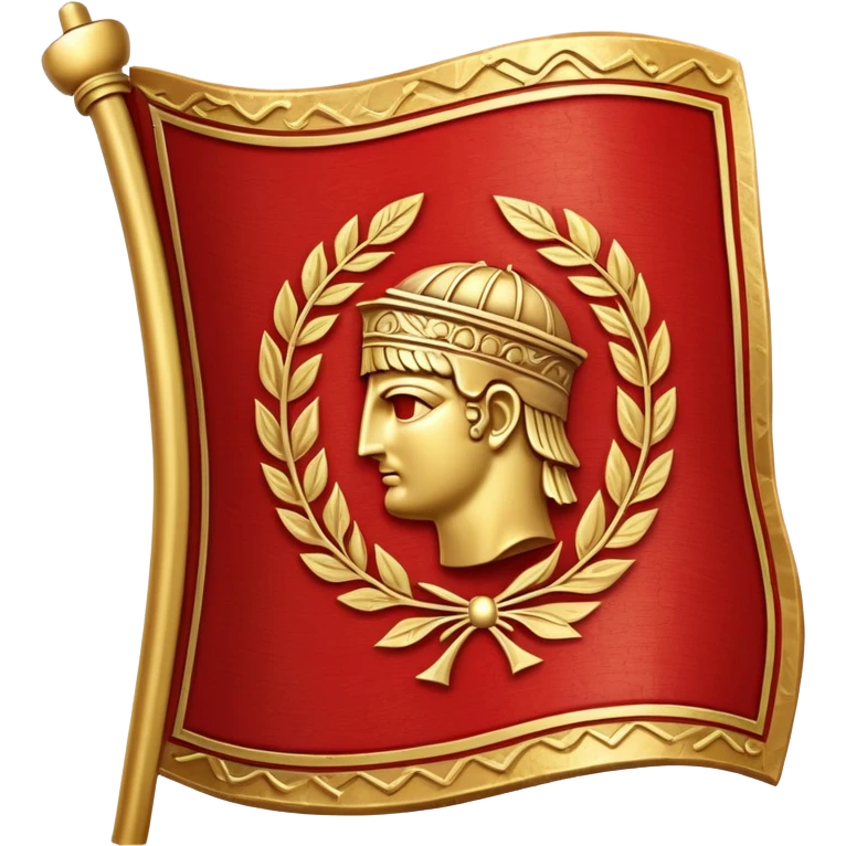 roman empire flag emoji style, SPQR emoji