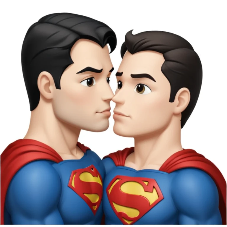 بتمن و سوپرمن لب بگیرن emoji
