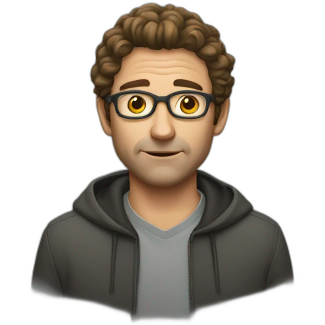 Denis brogniart without glasses emoji