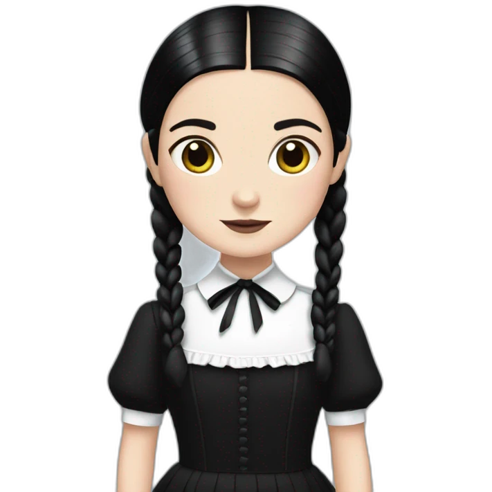 wednesday addams emoji