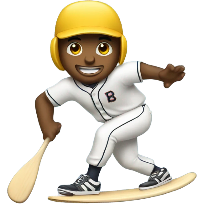 Baseball surfing  emoji