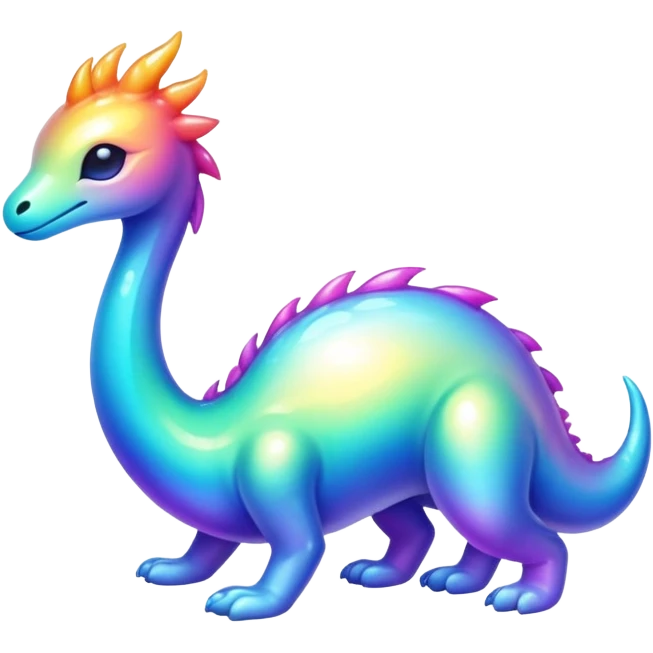  Iridescent gradient fakemon-creature  emoji