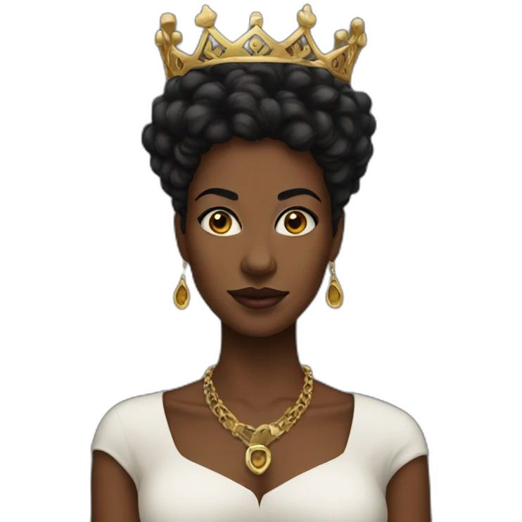 black queen emoji