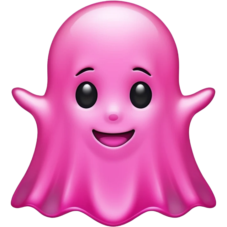 pink snapchat ghost emoji