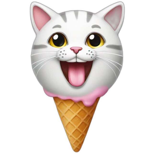 cat-with-icecream emoji
