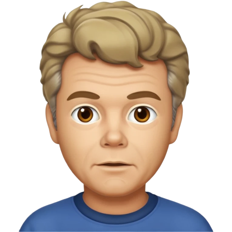 Russ Tamblyn with dark blonde hair emoji