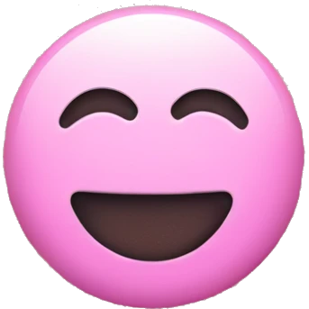 Pink glitter money emoji